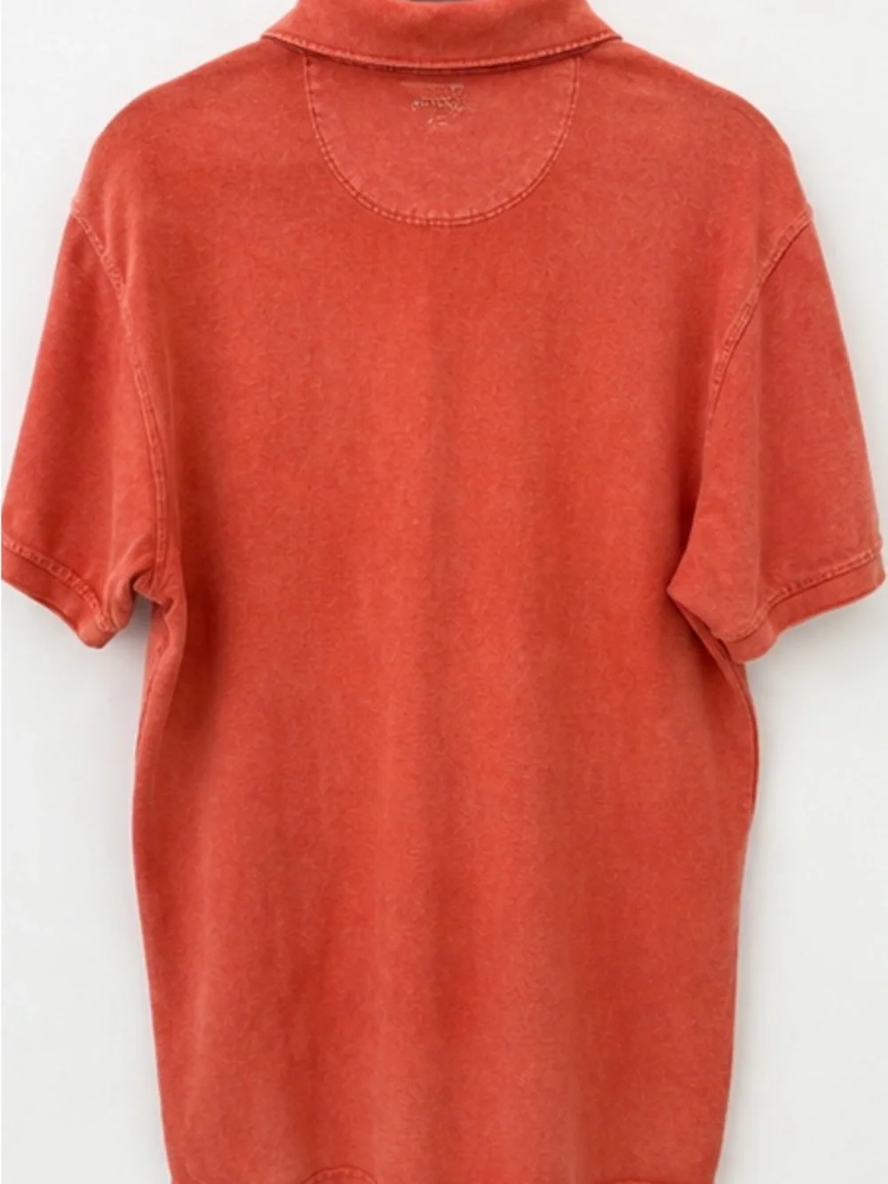 RedHead Washed Coral-orange Polo Shirt
